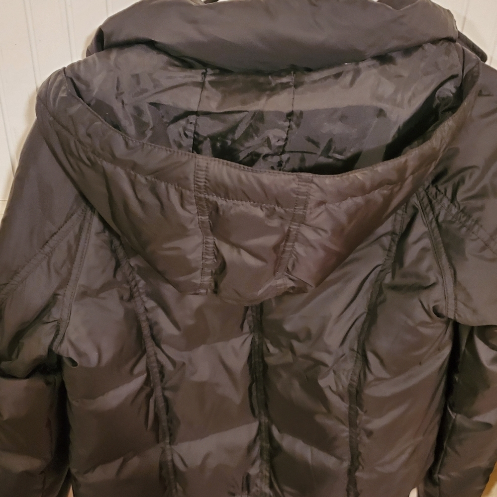 Juicy Couture Puffer Jacket w/non-removable hood, young‎ adult size L - Picture 4 of 4